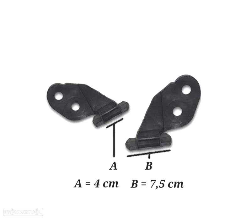 CALHAS PARA PÁRA-CHOQUES PACK M BMW SERIE3 E46 - 2