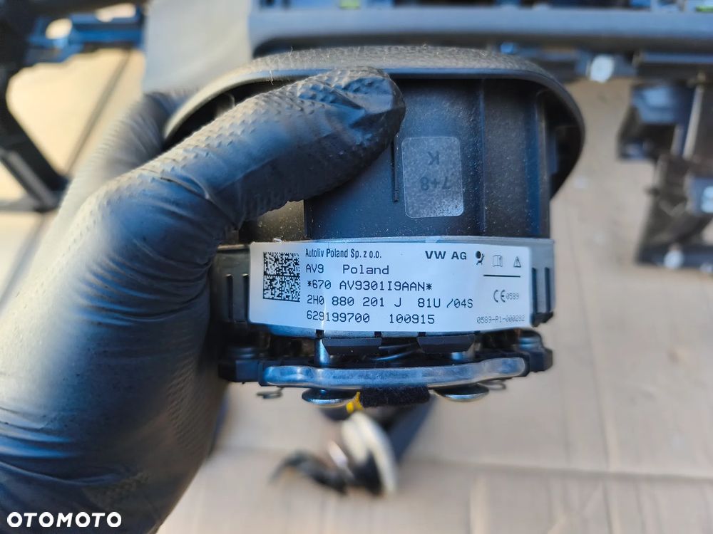 DESKA ROZDZIELCZA KONSOLA AIRBAG VOLKSWAGEN TRANSPORTER T6 - 9