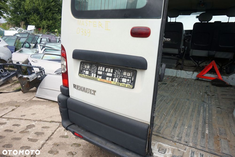 DRZWI TYLNE SKRZYDŁOWE LEWE MASTER II LIFT O389  RENAULT 2003-2010 - 2