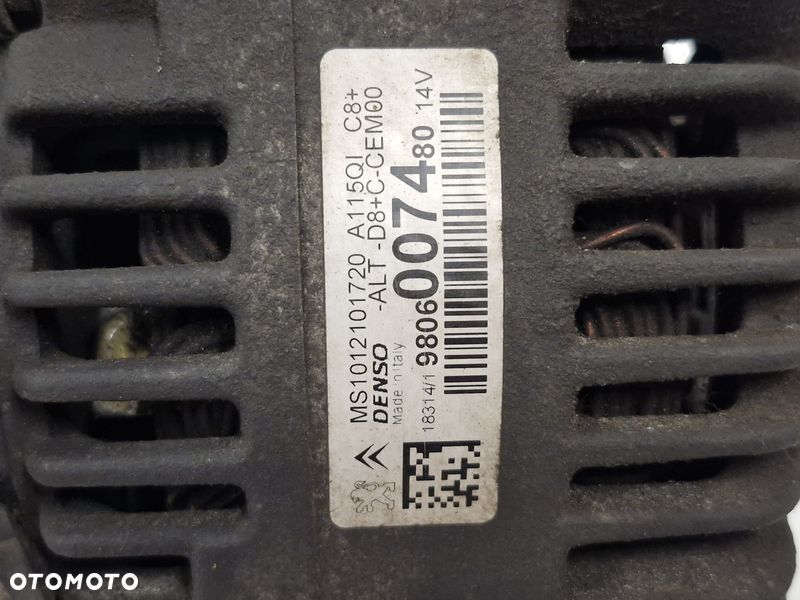 PEUGEOT 301 208 1 I 1.2 B ALTERNATOR 9806007480 - 6
