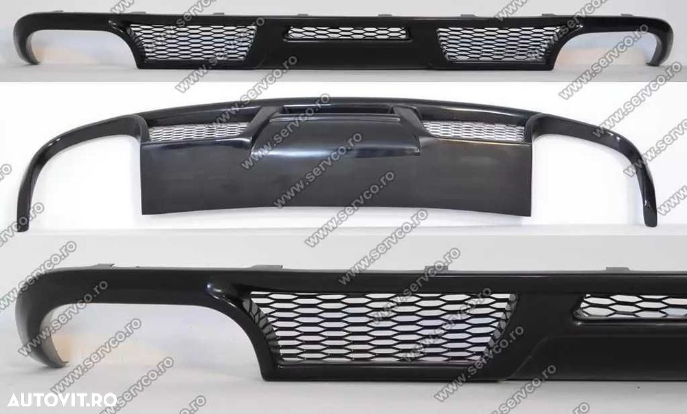 Prelungire spoiler tuning sport bara spate Audi A6 C6 4F ABT Sedan S line RS6 S6 2004-2008 ver. 2 - 11