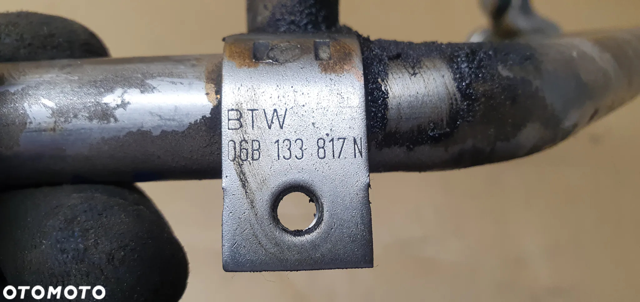 Rurka przewód EGR Audi A4 B6 1.6 06B133817N - 7