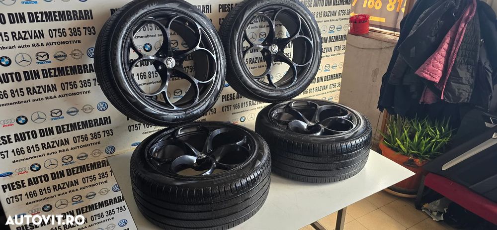 Jante Aluminiu Alfa Stelvio Quadrofoglio 2 Dimensiuni Anvelope Ca Noi Pirelli 255/45R20 285/40R20 - 1