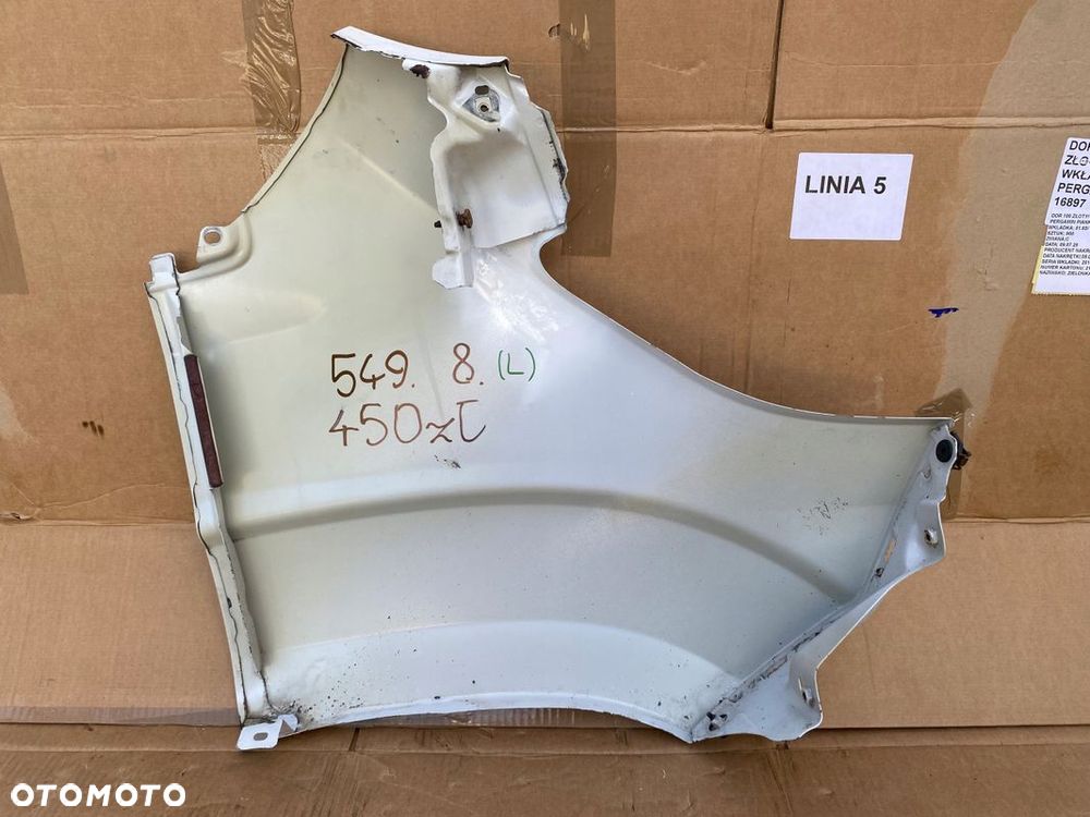 DUCATO BOXER JUMPER Lift 14- błotnik przedni LEWY BIAŁY 549 - 5