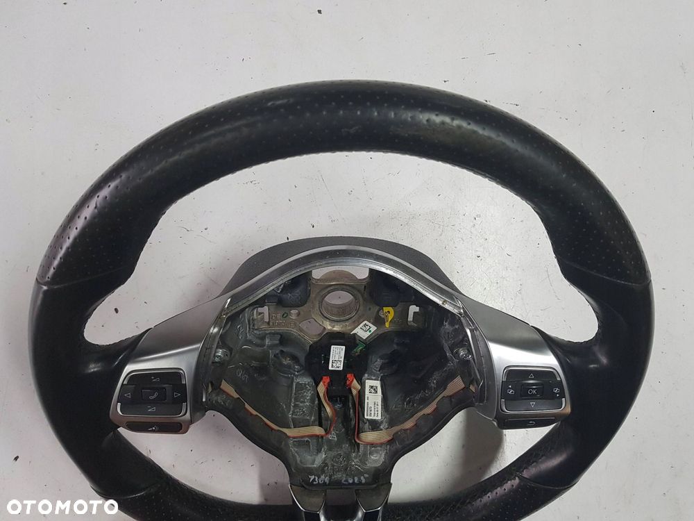 VW SCIROCCO 08-14r KIEROWNICA SKÓRZANA 1K8419091T - 7