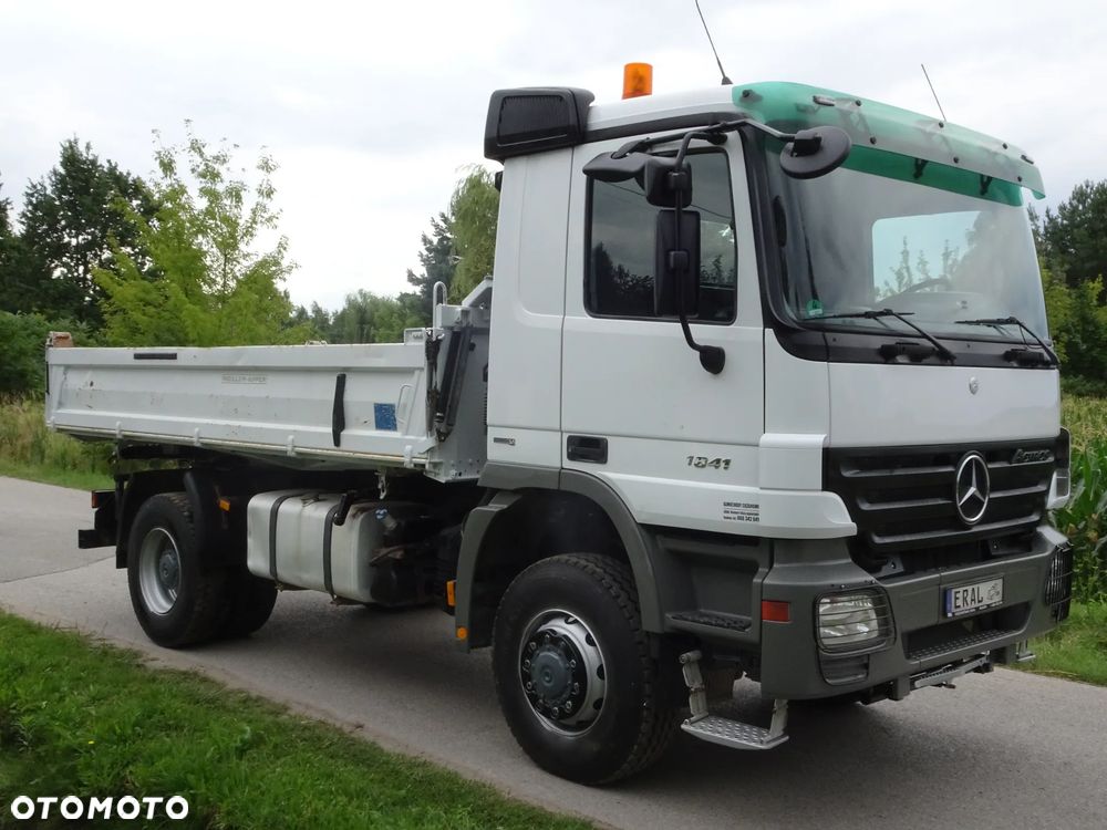 Mercedes-Benz Actros 1841 wywrotka 4x4 kiper Meiller Idealny - 13