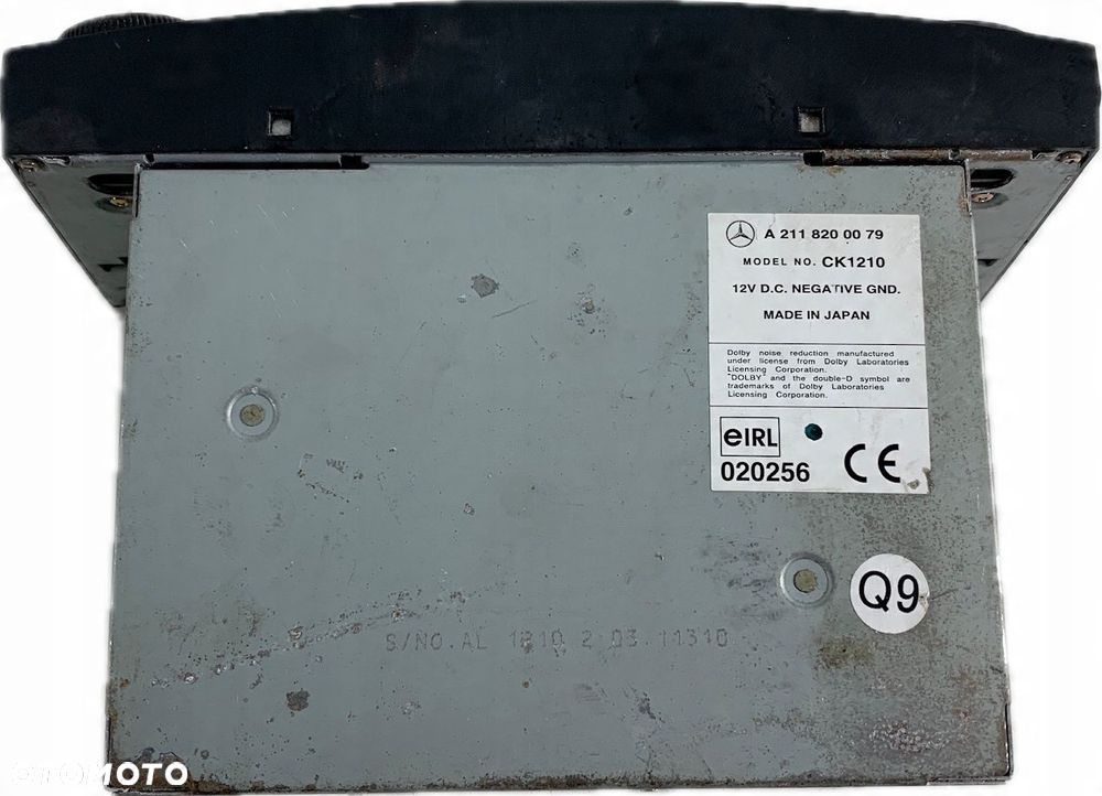 MERCEDES E-KLASA W211 RADIO ODTWARZACZ A2118200079 CK1210 - 10