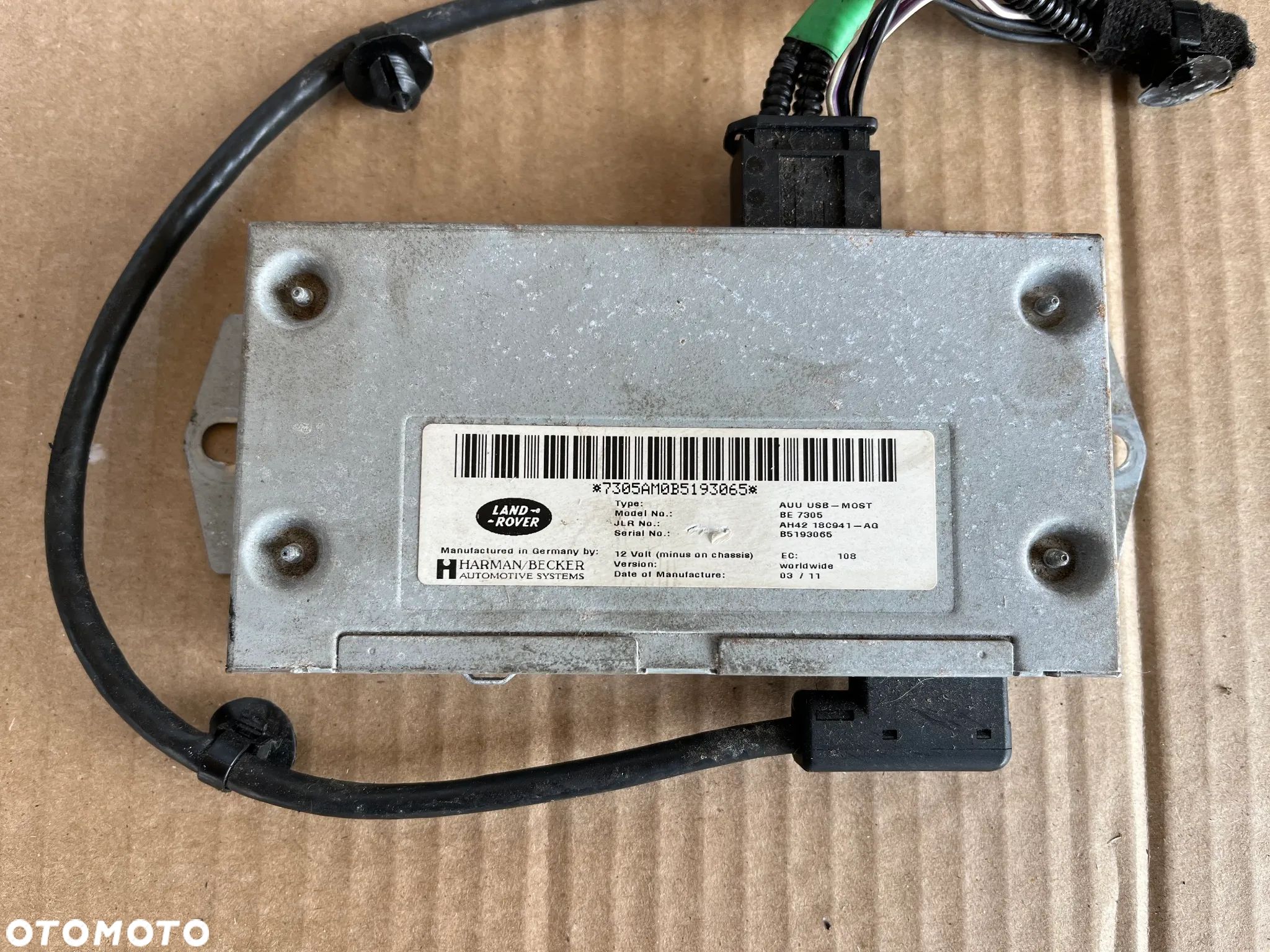 Moduł audio AH42-18C941 Harman Becker Land Rover Discovery 4 IV - 1