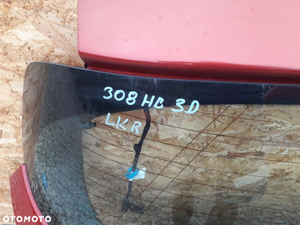Klapa bagażnika Peugeot 308 3D lak LKR - 2