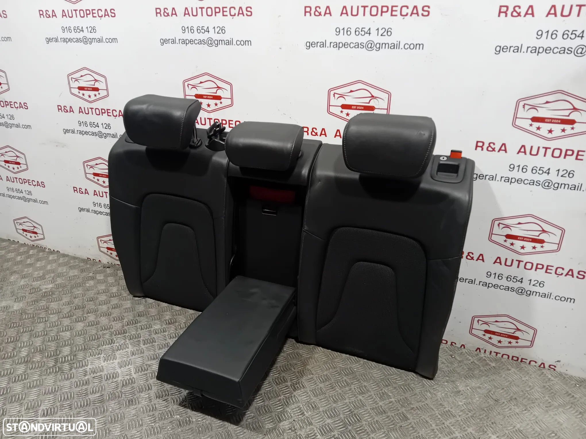 Conjunto de Bancos Audi A4 B8 Avant S Line Carrinha Pele e Tecido Originais - 9