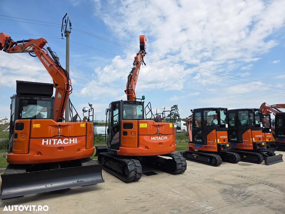 Hitachi ZX85, 2022, 2.734, CUPLA RAPIDA HIDR+3 CUPE NOI, lama nivelare, inst picon pe brate, camera spate, senile cauciuc 80% ok, aer cond, ad sapare 6m, latime 2,2m, ridica 4t cu sistem antirasturnare, STARE FOARTE BUNA, leasing 4 ani, PROMOTIE 62.900Eur - 29