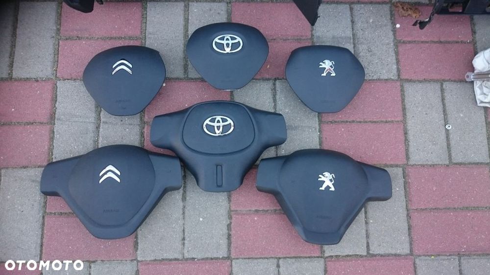 TOYOTA AYGO CITROEN C1 DESKA AIRBAG PASY KURTYNY - 5