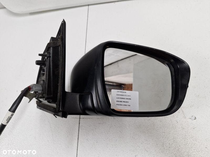 NISSAN QASHQAI 2 II J11 LUSTERKO DRZWI PRAWE 9 PIN - 12