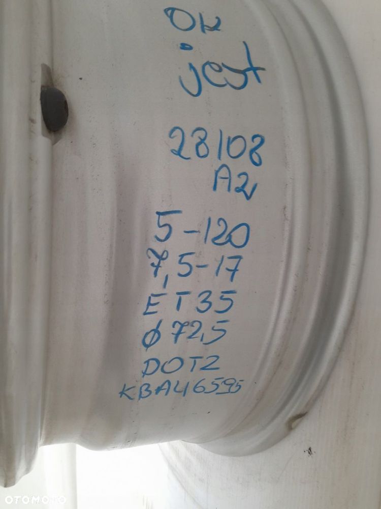 Felga aluminiowa Dotz KBA46595 7.5" x 17" 5x120 ET35 - 5