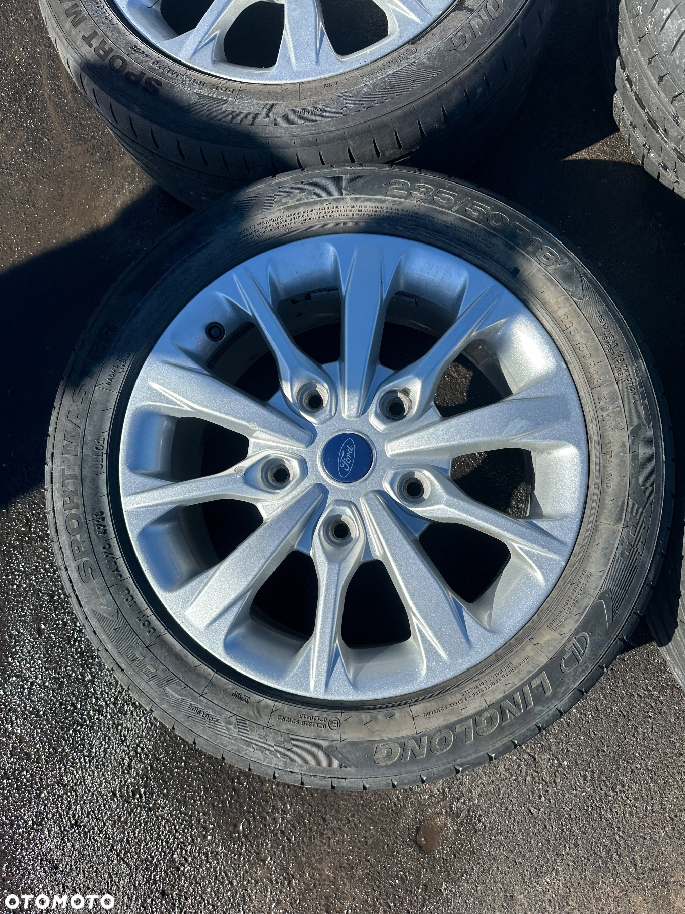 ALUFELGI KOŁA FORD TRANSIT 5X160 R18 NOWE OPONY. - 4