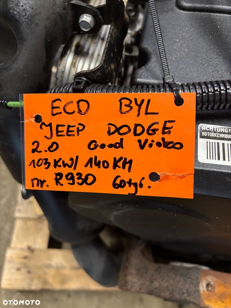 Silnik KOMPL  dodge Jeep 2.0   ECD BYL 2.0 film video 65 tys mil - 4