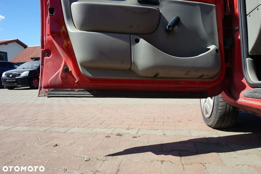 DRZWI PRZEDNIE LEWE KANGOO I PH2 LIFT OV719  CZERWONY RENAULT 2003-2008 - 10