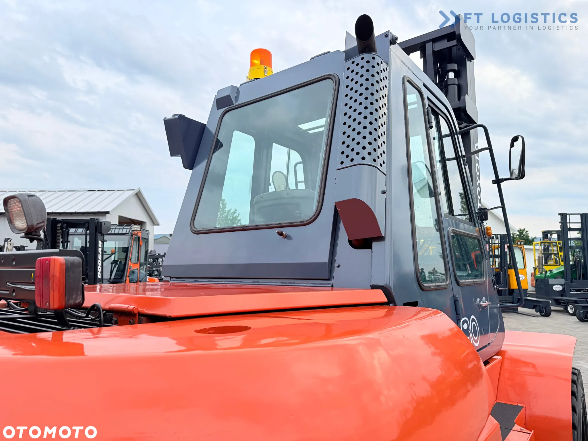 Toyota 60-5FD80 / DIESEL / DUPLEX - 4500MM / NOWE OPONY / KABINA OGRZEWANA / 8 TON / UDT / STAN IDEALNY - 10