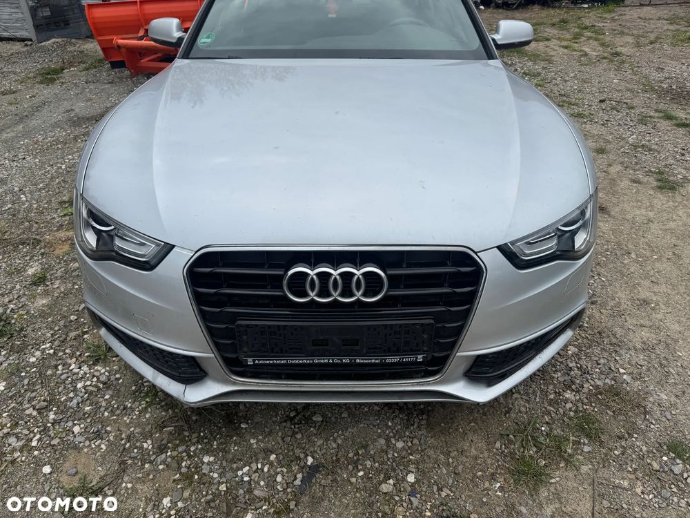 PRZÓD KOMPLETNY ZDERZAK PAS MASKA BŁOTNIK XENON AUDI A5 8T LIFT LX7W S LINE - 1