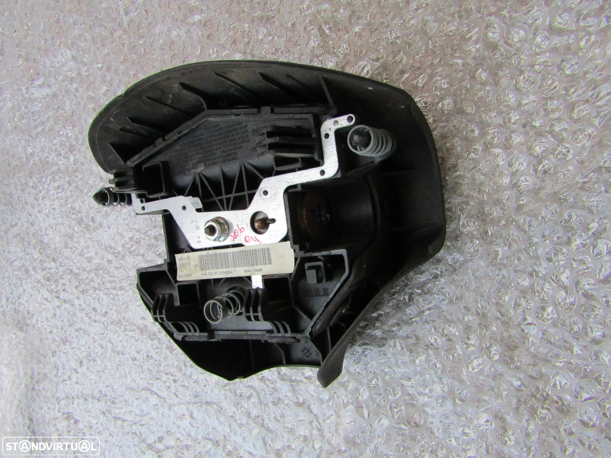 Airbag do volante Peugeot 206 ano 2003 a 2006 em bom estado - 5