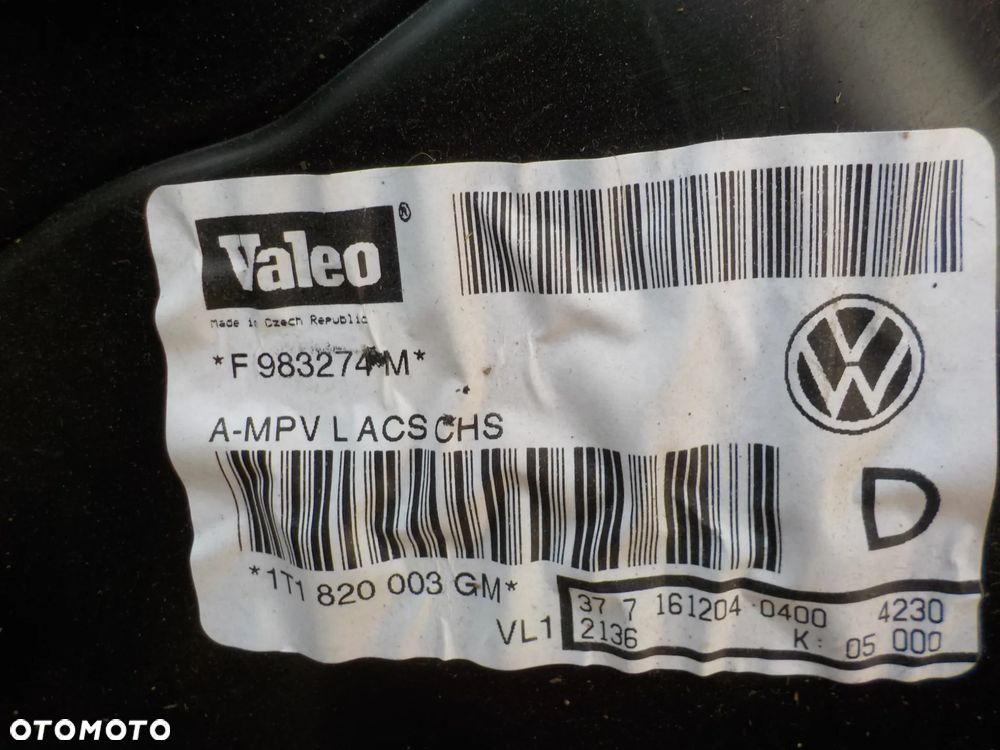 VOLKSWAGEN TOURAN I NAGRZEWNICA EU - 2