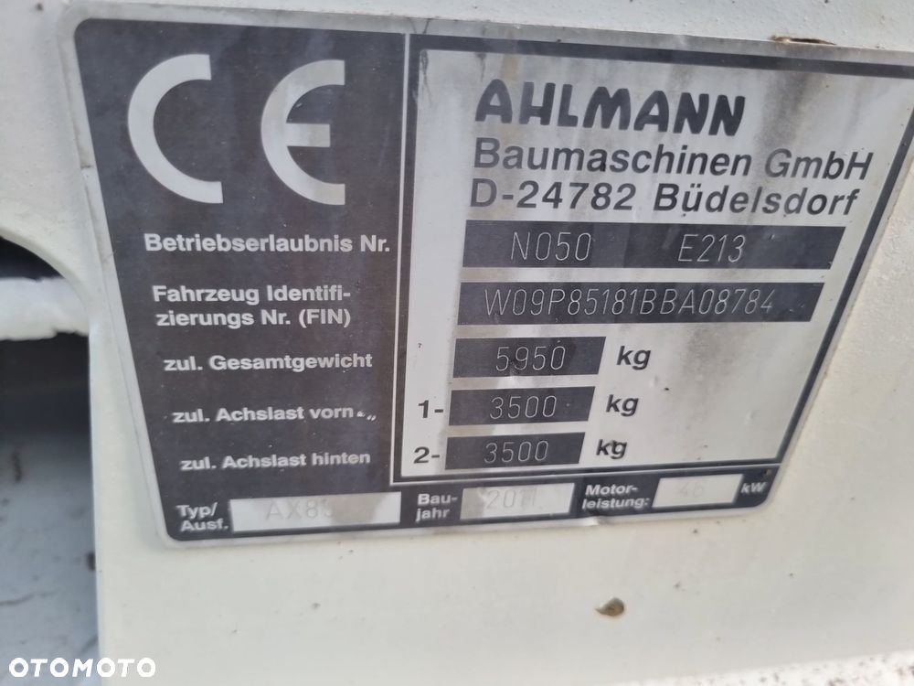 Ahlmann AX850 - 10
