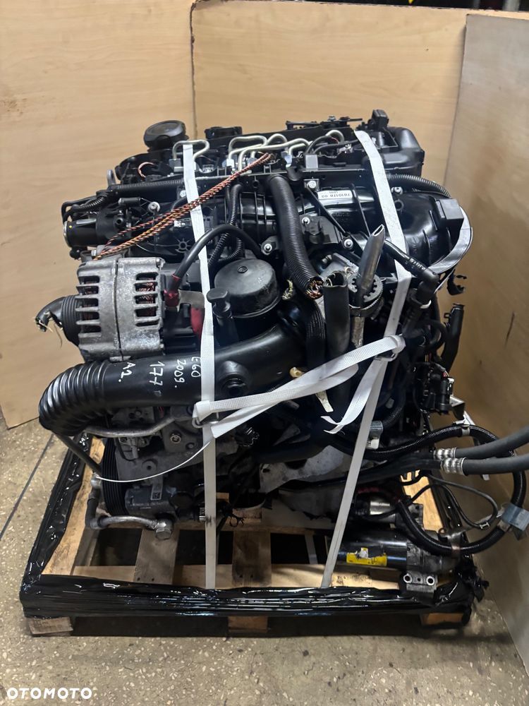 Silnik BMW na czesci  n47 e60 euro 4 n47d20a blok słupek koło pasowe wałek  głowica wtryski wtrysk pompa kompresor miska turbina alternator na części - 5