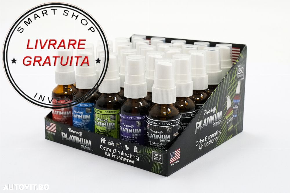 Paradise Fresh Air Odorizant Spray Seria Platinum 25 Bucati Asortat- livrare gratuita - 3