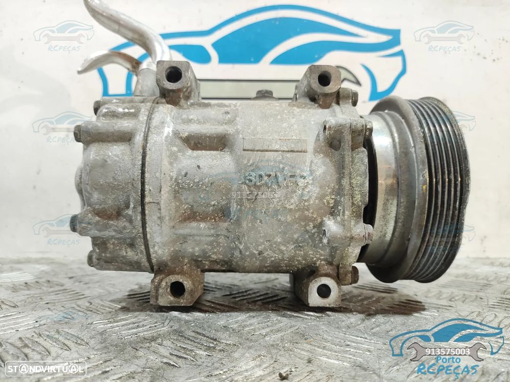 Compressor AC Sanden | Renault | Nissan - 1.5 DCI 110cv 110 cv - 926009865R | SD7V16 - Ar Condicionado - 4