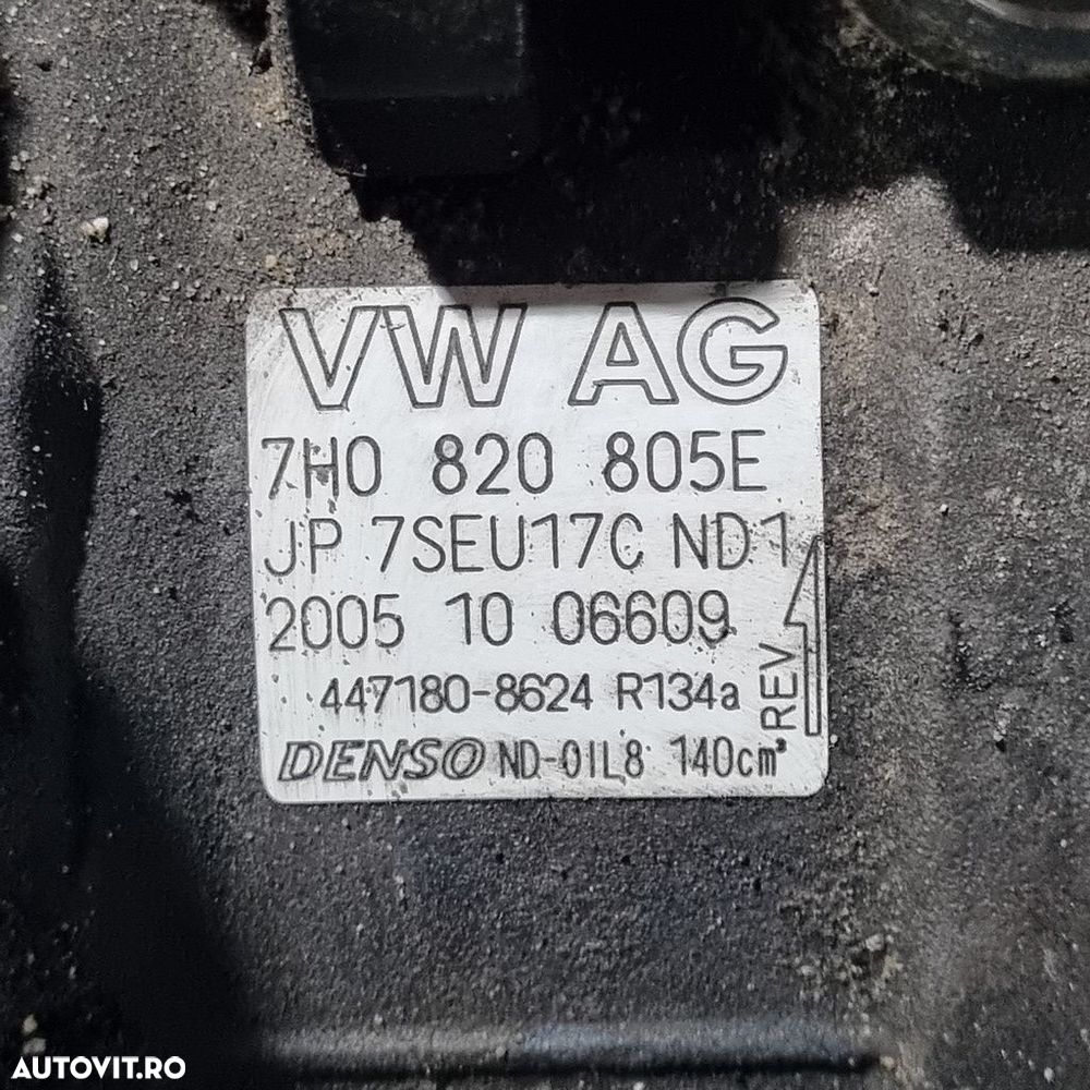 Compresor clima Volkswagen Touareg 7L 2.5 TDI 2003 - 2006 174CP BAC (1460) Diesel ... - 5
