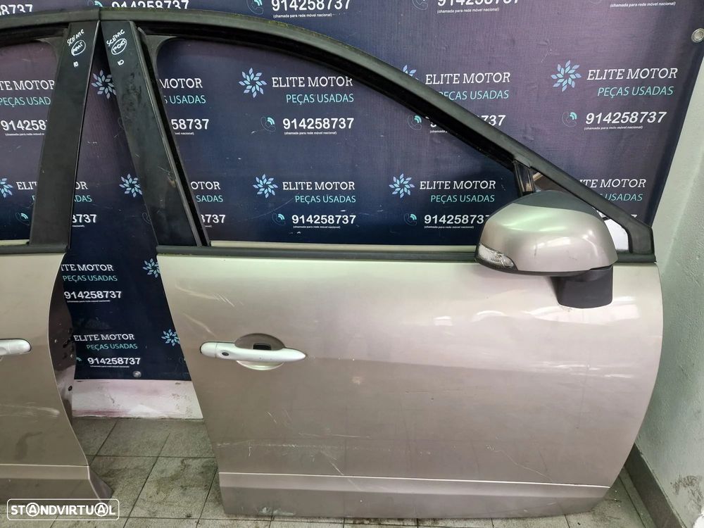 Porta usada RENAULT SCENIC III 3 frente traseira esquerda direita ENVIO GRATIS - 8