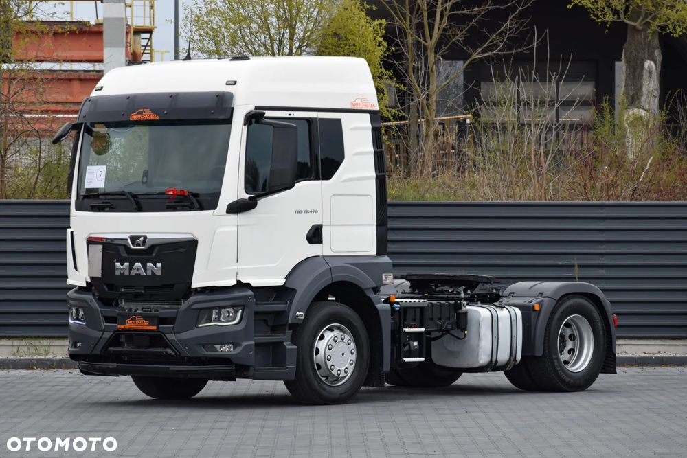 MAN TGS 18.470 / WAGA: 7.200 KG / PRZYSTAWKA PTO / EURO 6 / NOWY MODEL / TEMPOMAT / NAWIGACJA / 2 ZBIORNIKI PALIWA / NISKI PRZEBIEG / SERWISOWANY / SPROWADZONY - 1