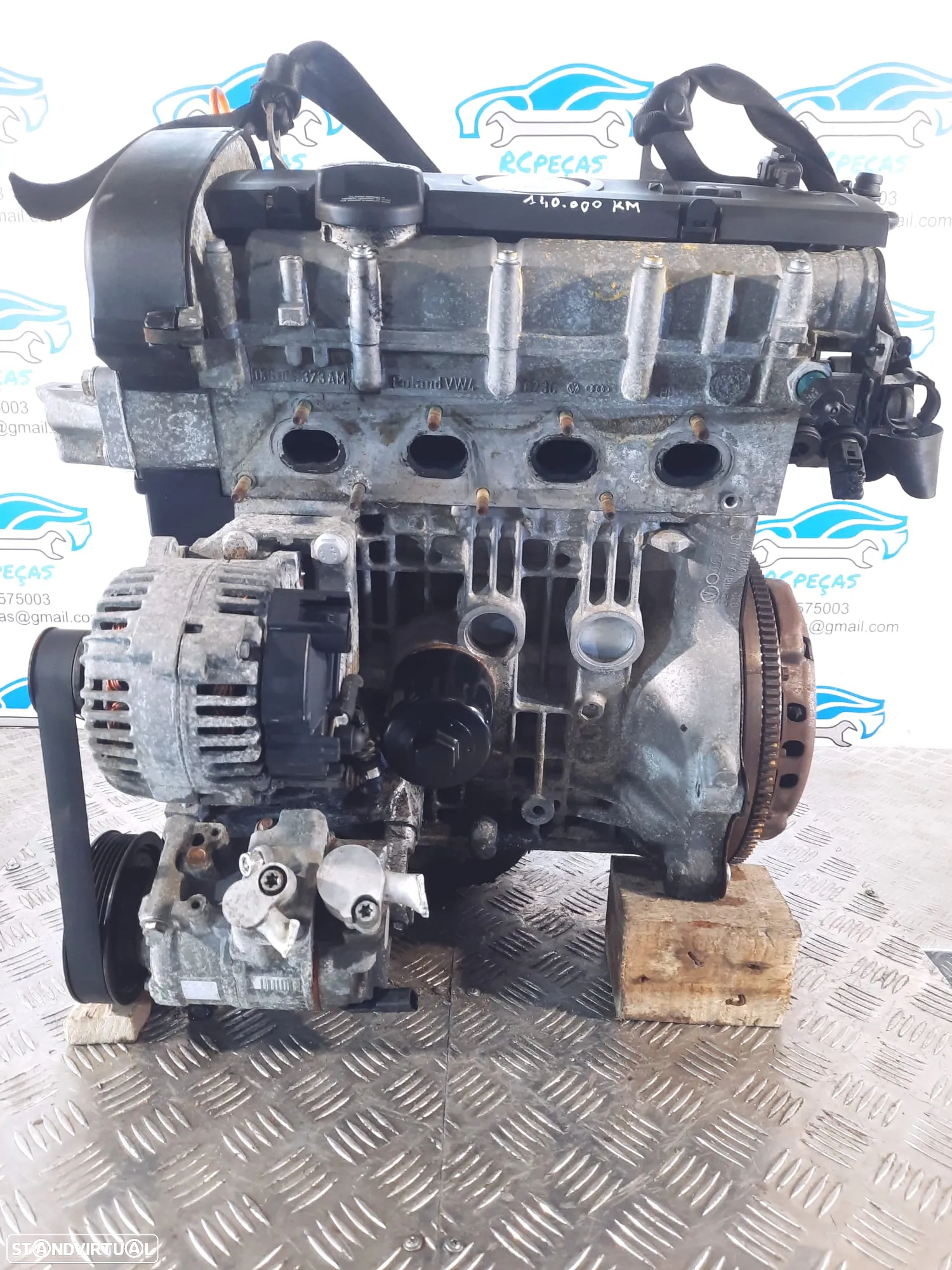 MOTOR COMPLETO 1.4i 16V 85CV CGG CGGB VW VOLKSWAGEN POLO V 5 MK5 GOLF VI 6 MK6 SEAT IBIZA 6J LEON 1P - 7