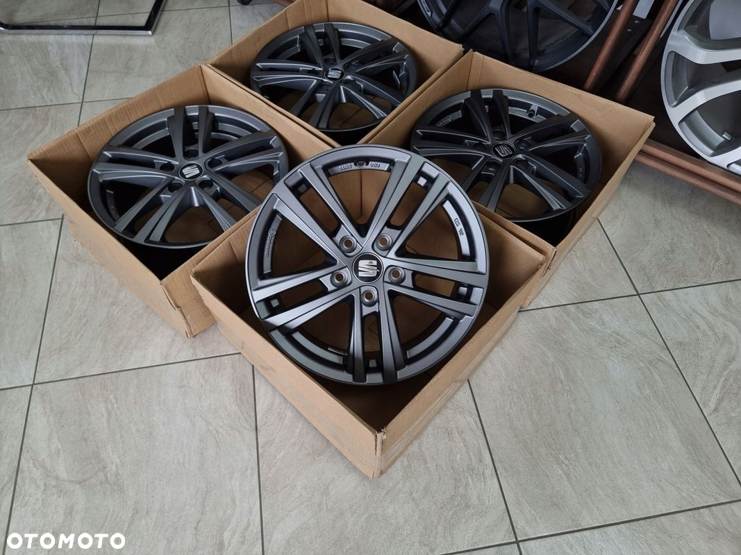Grafitowe Felgi Seat Leon Ateca Vw T-Roc Skoda Karoq Octavia 16 Cali - 2