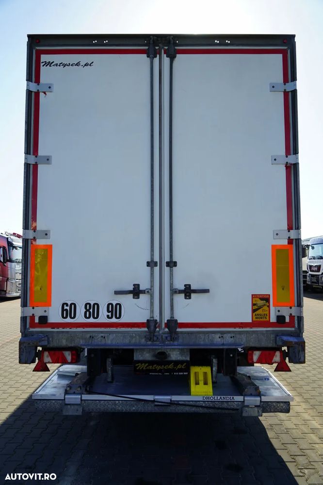 Fruehauf / SEMIREMORCĂ FURGON / STANDARD / PLATFORMĂ HIDRAULICĂ DHOLLANDIA - 1.500 KG / PODEA REZISTENTĂ (HEAVY-DUTY) / SAF / - 7