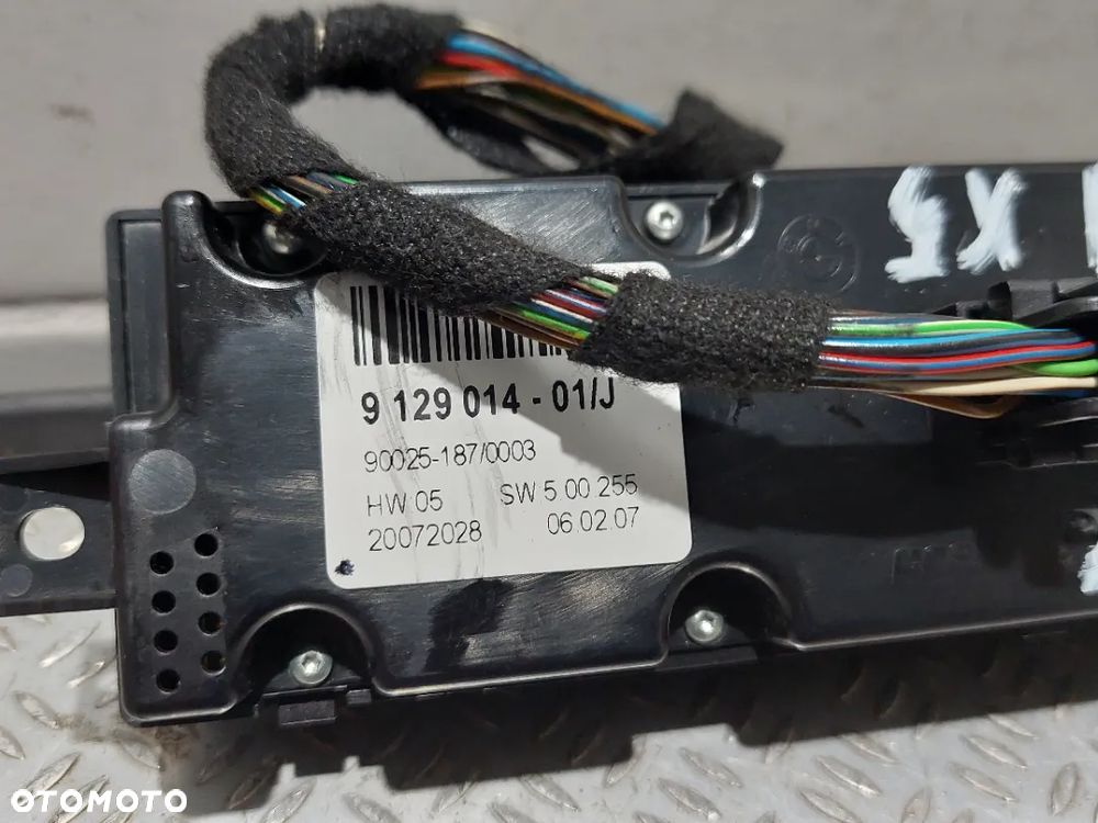 PANEL KLIMATYZACJI TYŁ BMW X5 E70 E71 R2007 NR 9129014 - 2