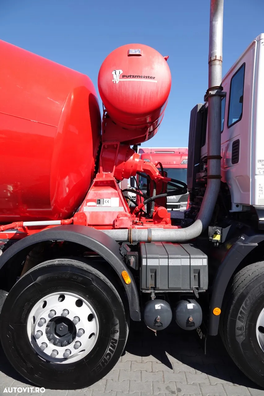 Scania TRAKKER 410 / 8X4 / BETONĂ 9 M3 / PUTZMEISTER / EURO 6 - 13