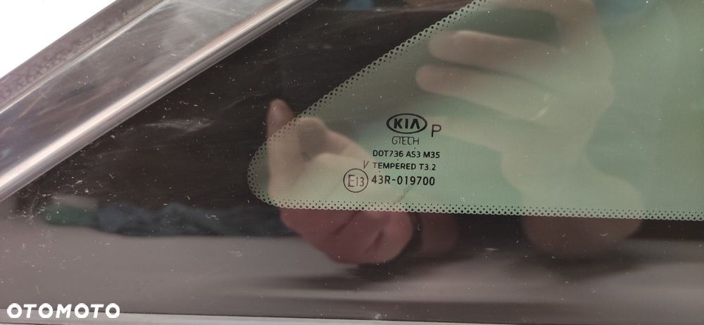 KIA CEED III KOMBI SZYBA KAROSERYJNA PRAWA PRAWY TYŁ CHROM CIEMNA AS3 17-21 - 2