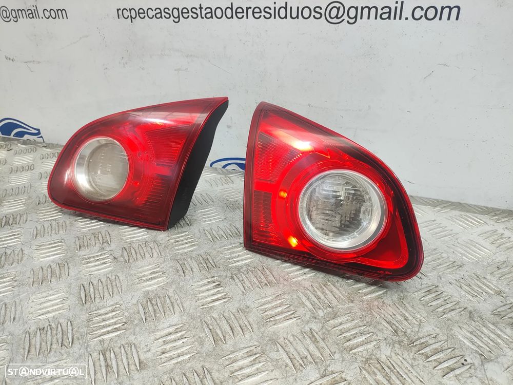 Farolins de mala direito esquerdo originais Nissan Qashqai J10 Fase 1 de 2007 a 2013 - 4
