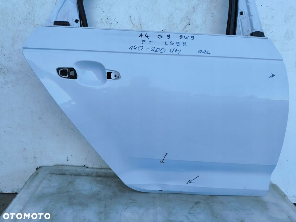 DRZWI PRAWY TYŁ AUDI A4 B9 LS9R AVANT / KOMBI ORYGINAŁ ! - 3
