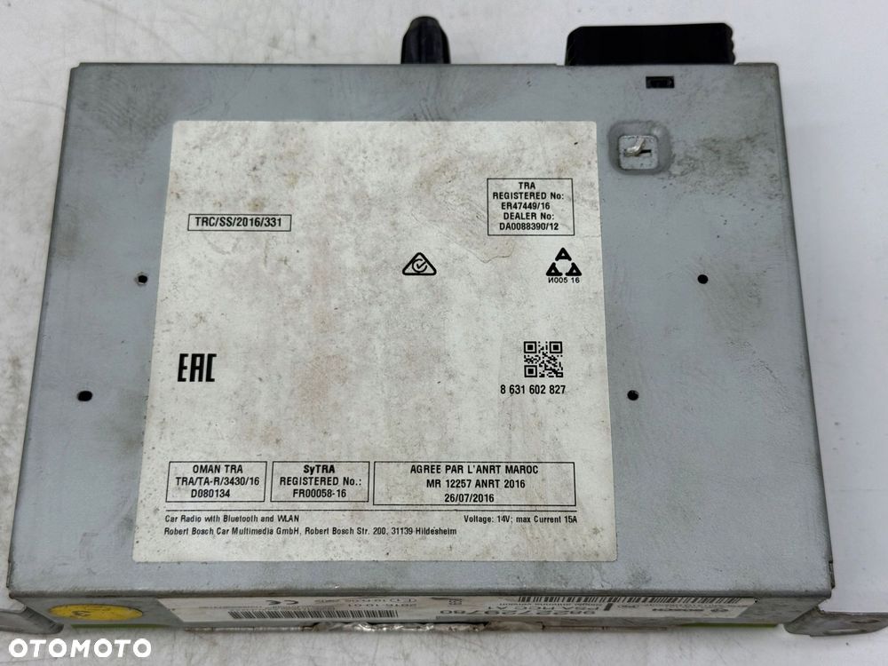 stacja multimedialna radio peugeot 208 9822729780 - 3