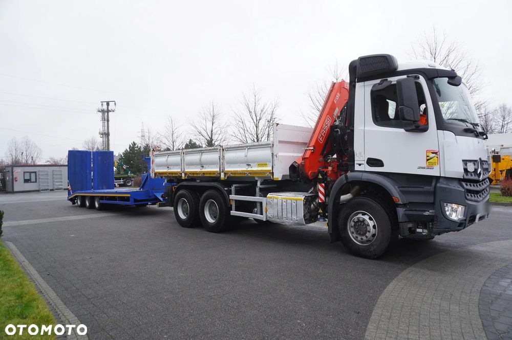 Mercedes-Benz Arocs 2636 6x4 / Wywrotka 2-stronna / HDS Fassi F135A.0.23 / Pilot / Rotator - 13