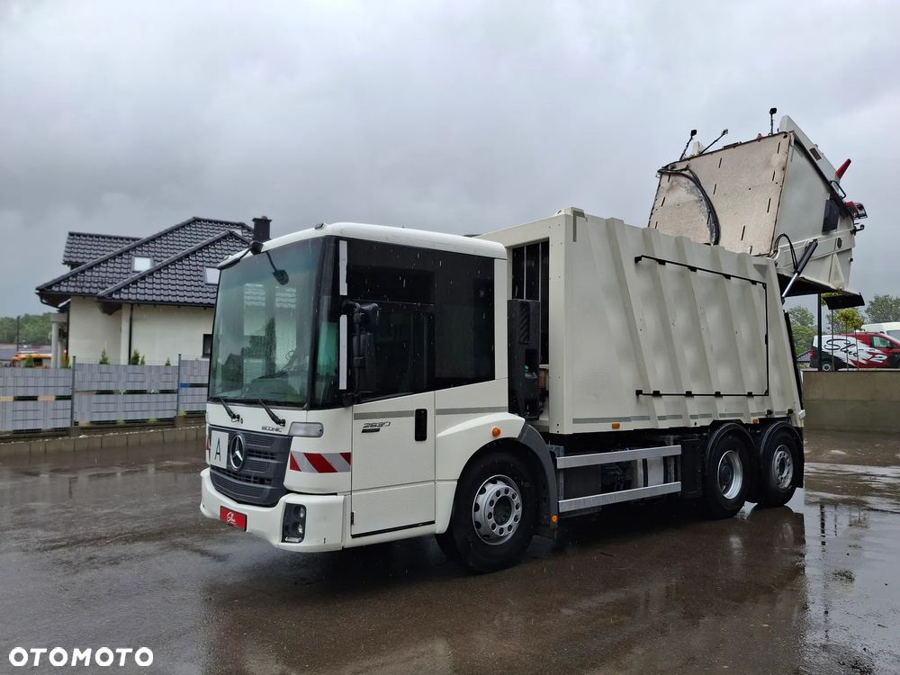 Mercedes-Benz Econic 2630 Śmieciarka Euro 6 FAUN Variopress 522 Zoeller 22m3 3 Osie Tylna Oś Skrętna WAGA MOBA Ważenie Odpadów Zawieszenie Pneumatyczne Centralne Smarowanie Zabudowy - 12