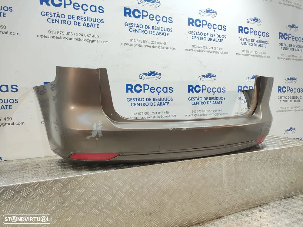 Parachoques Traseiro Tras Volkswagen Touran 1T3 2° Facelift com Sensores de Estacionamento Original - 3