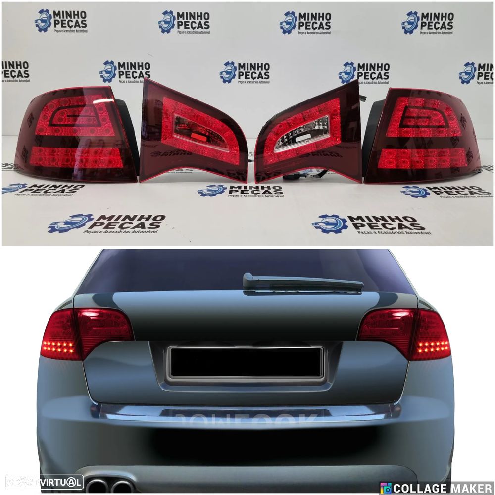 Farolins Traseiros Audi A4 Avant (B7) Led - 1