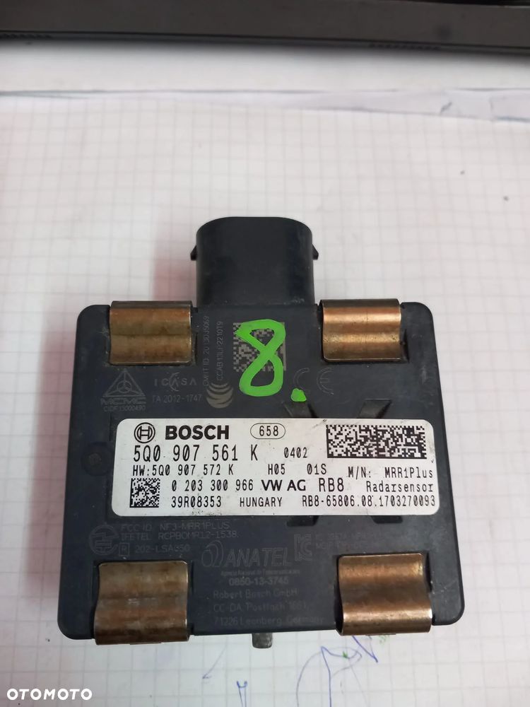 RADAR DISTRONIC ACC VW AUDI SEAT SKODA 5Q0907561K - 1