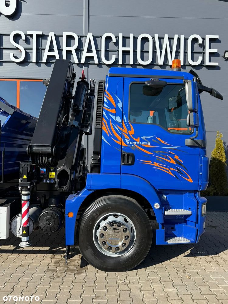 MAN TGM TGL TGS 18.250 // wywrotka 3-S + HDS HMF 1420 - K2 // E5 // budowlanka //żuraw dzwig kran crane // Świeżo sprowadzony!! - 30