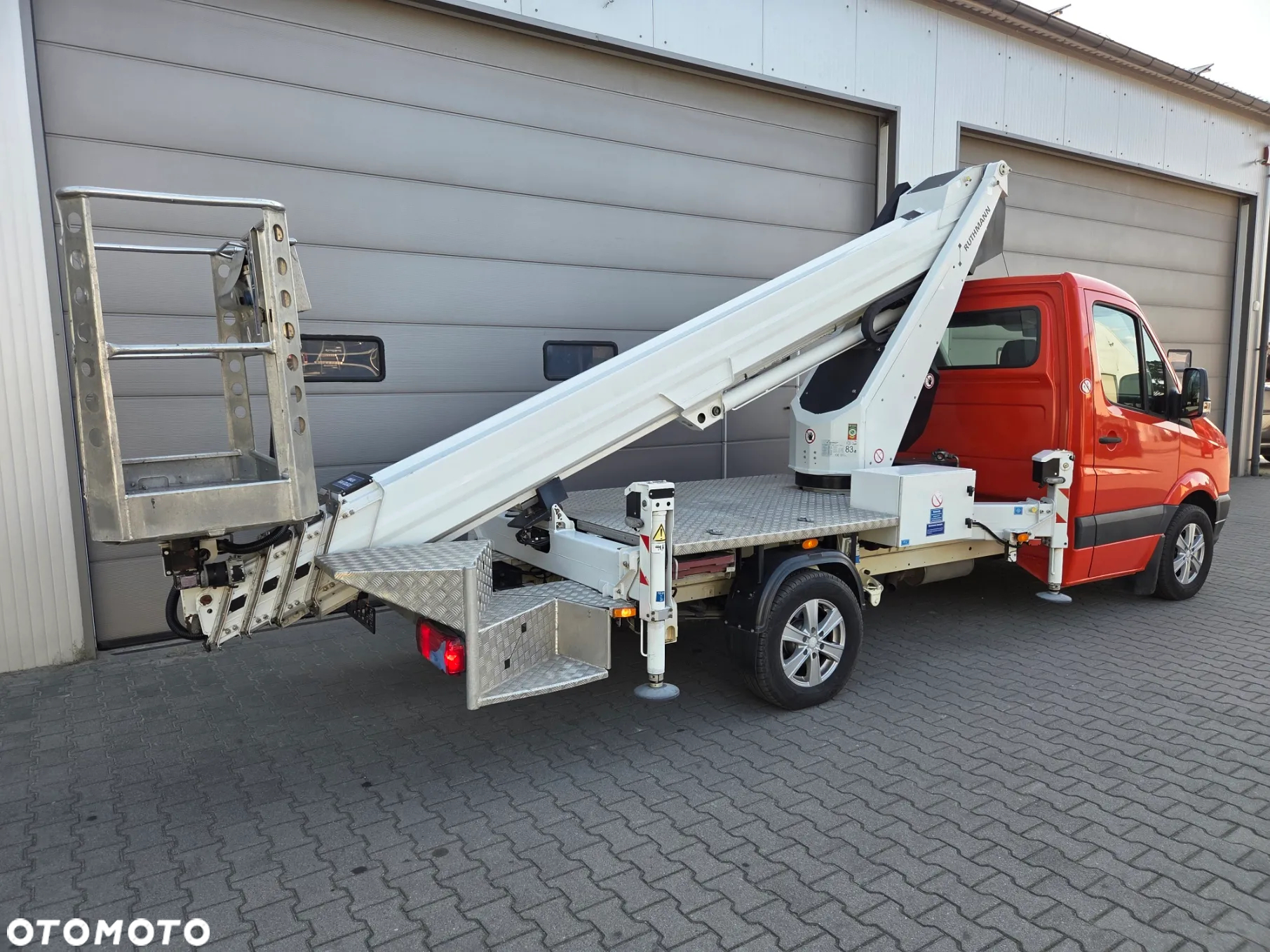 Volkswagen Crafter - 27 m - Ruthmann TB 270 Podnośnik koszowy Zwyżka jak Wumag Palfinger GSR Multite - Klima Webasto Tempomat - 8