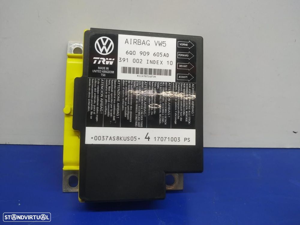 CENTRALINA AIRBAG SEAT CORDOBA 2007 -6Q0909605AD - 6