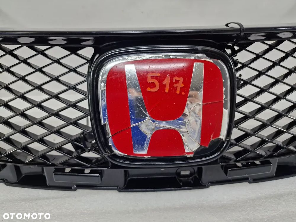 HONDA CIVIC IX 9 LIFT 15- TYPE R , ATRAPA PRZEDNIA PRZÓD / GRILL + ZAMEK DO OTWIERANIA MASKI , NR 71121-TV0-E512-M1 , NR AUKCJI NG517 - 5